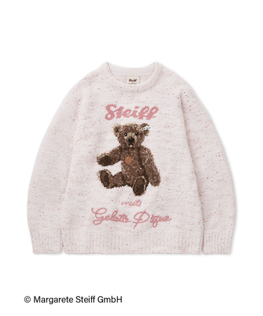 【Steiff】パウダーネップジャガードプルオーバー