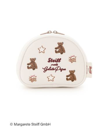 【Steiff】総柄ポーチ