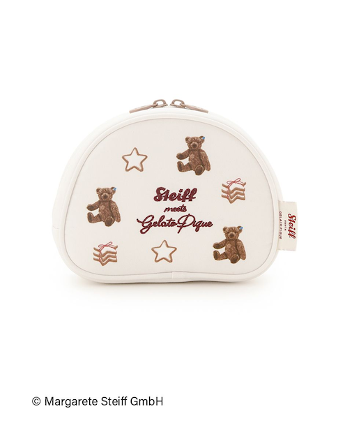 【Steiff】総柄ポーチ