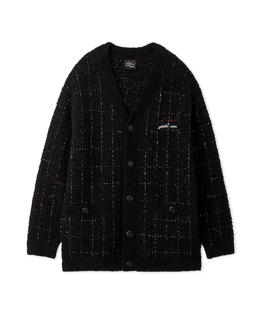 【JOEL ROBUCHON】【HOMME】ツイードモコカーディガン