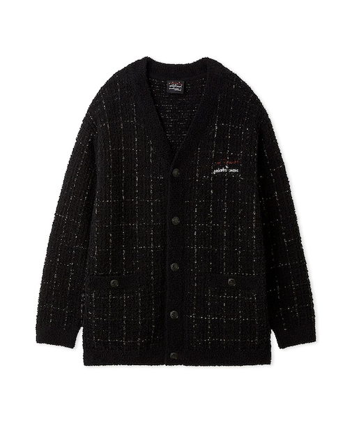 【JOEL ROBUCHON】【HOMME】ツイードモコカーディガン