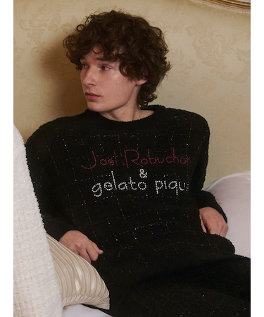 【JOEL ROBUCHON】【HOMME】ツイードモコプルオーバー