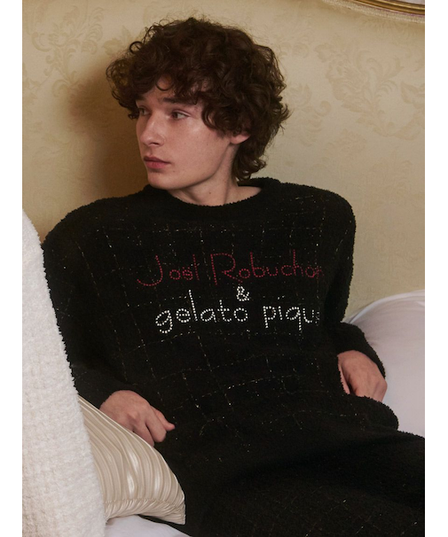 【JOEL ROBUCHON】【HOMME】ツイードモコプルオーバー