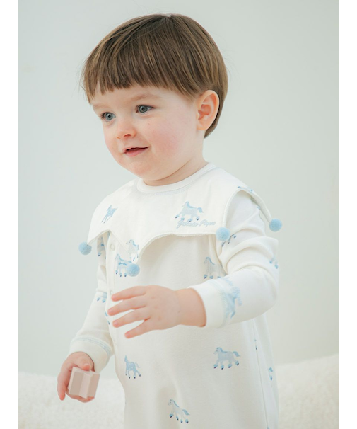 【BABY】ポニー柄スタイ