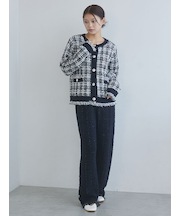 【JOEL ROBUCHON】ツイードモコロングパンツ