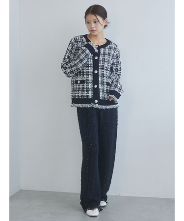 【JOEL ROBUCHON】ツイードモコロングパンツ