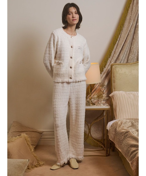 JOEL ROBUCHON】ツイードモコロングパンツ｜ジェラートピケの通販