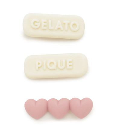 ボリュームロゴヘアクリップセット