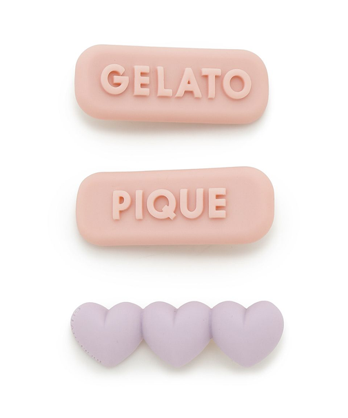 ボリュームロゴヘアクリップセット