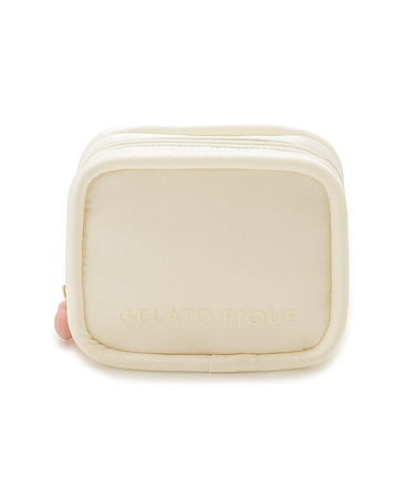 ボリュームロゴスクエアポーチ