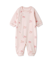 【BABY】新生児ポニー柄2WAYオール