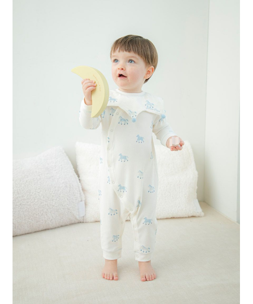 【BABY】ポニー柄ロンパース