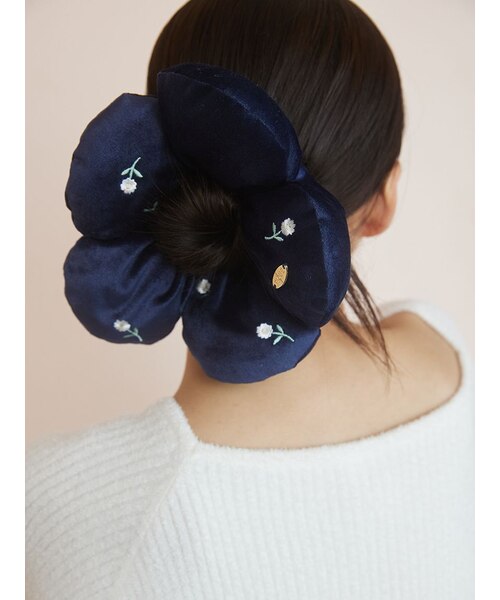 お花シュシュ｜ジェラートピケの通販｜&mall（アンドモール）三井