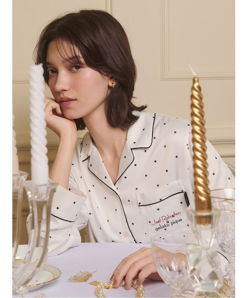 【JOEL ROBUCHON】サテンシャツ