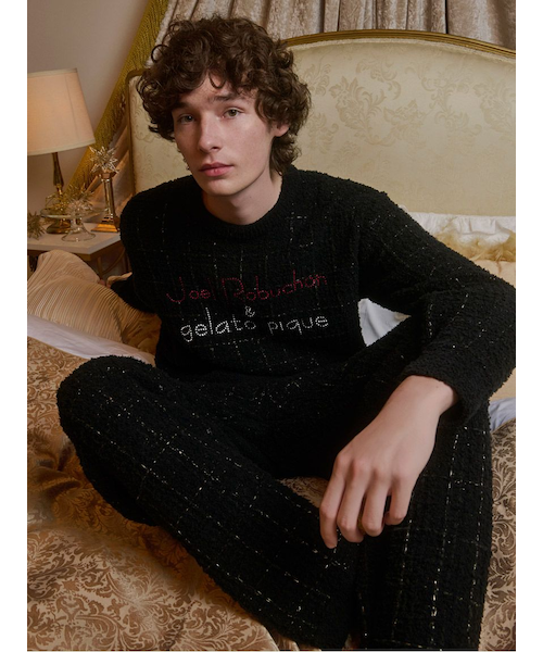 JOEL ROBUCHON】【HOMME】ドットワンポイントロングパンツ｜ジェラート