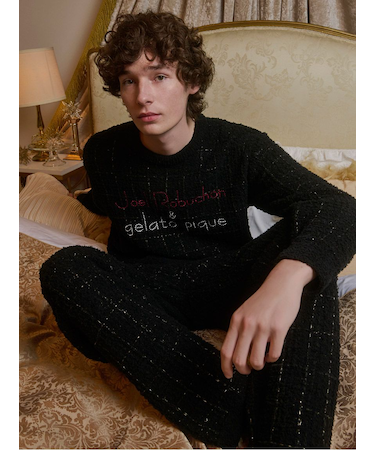 【JOEL ROBUCHON】【HOMME】ツイードモコロングパンツ