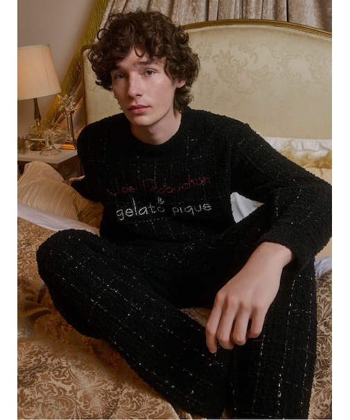 【JOEL ROBUCHON】【HOMME】ツイードモコロングパンツ