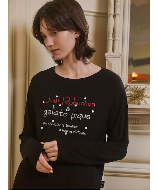 【JOEL ROBUCHON】ドットワンポイントロンT