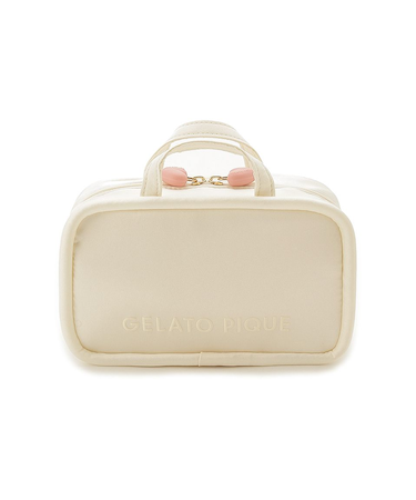 ボリュームロゴハンドルポーチ