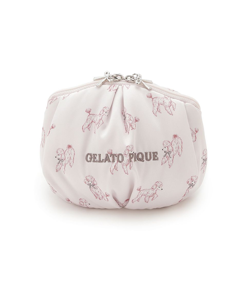 新品未使用　ジェラートピケ　総柄ポーチ プードル総柄ポーチ｜ジェラートピケの通販｜&mall（アンドモール