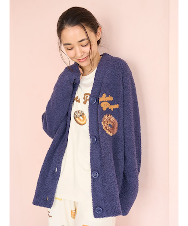 ドーナツジャガードカーディガン