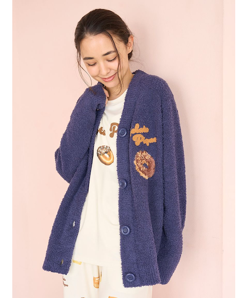 ドーナツジャガードカーディガン