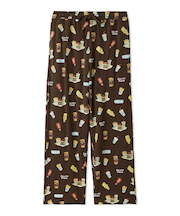 【ヒラノトシユキ】【HOMME】ハンバーガー総柄ロングパンツ