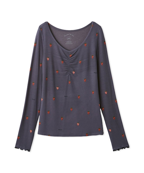 ストロベリー柄ロンT｜ジェラートピケの通販｜&mall（アンドモール