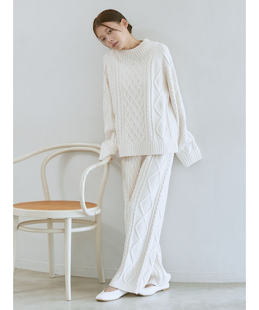 スフレアランロングパンツ