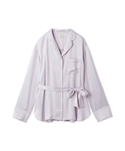 裏起毛サテンシャツ