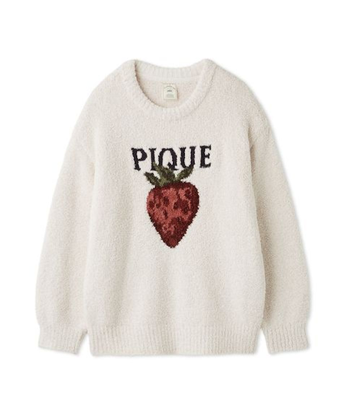 メランジストロベリージャガードプルオーバー｜ジェラートピケの通販