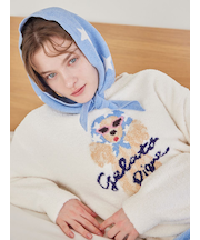 スカーフDOG ジャガードプルオーバー