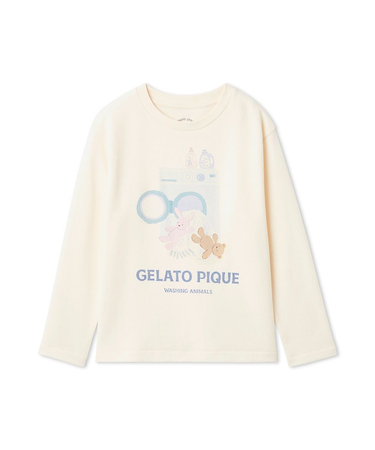 【JUNIOR】ウォッシングアニマルワンポイントロンT