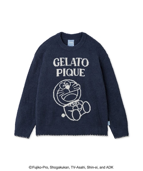 ドラえもん】【メンズ】ベビモコジャガードプルオーバー｜ジェラート