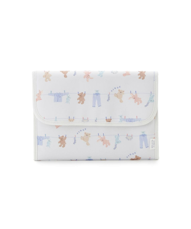 ウォッシングアニマル柄母子手帳ケースL