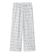 ウォッシングアニマル柄ロングパンツ