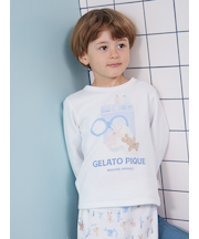 【KIDS】ウォッシングアニマルワンポイントロンT