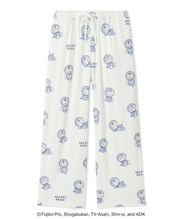 【ドラえもん】【レディース】総柄ロングパンツ