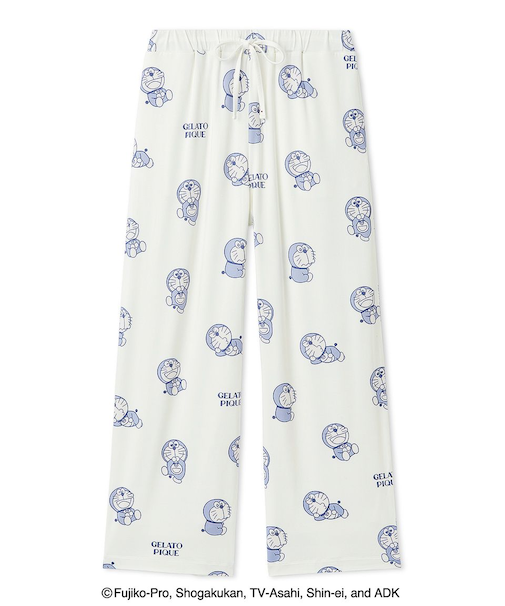 【ドラえもん】【レディース】総柄ロングパンツ