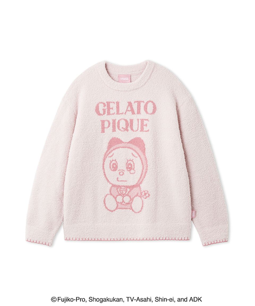 【ドラえもん】【レディース】ベビモコジャガードプルオーバー
