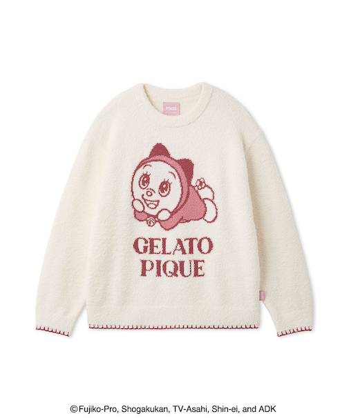 【ドラえもん】【レディース】ベビモコジャガードプルオーバー