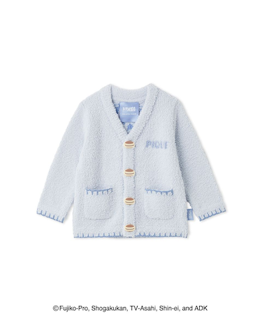 【ドラえもん】【ベビー】ベビモコジャガードカーディガン