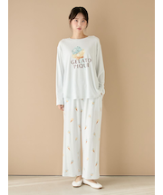 アイス柄ロングパンツ