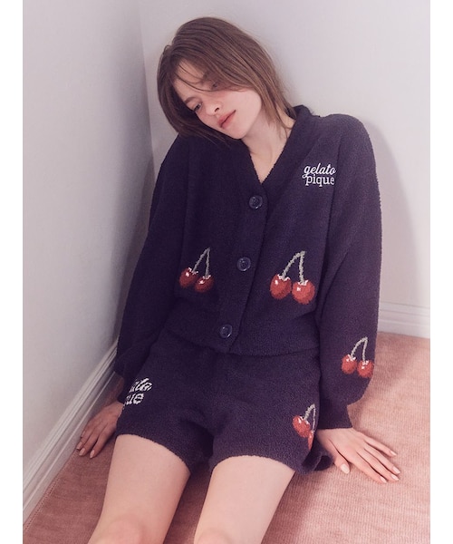 gelato pique ベビモコチェリージャガードプルオーバー ショートパンツ gelato pique｜【ONLINE限定カラーあり】ベビモコチェリージャガード
