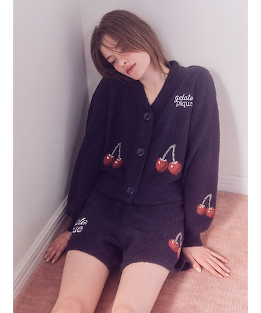 【ONLINE限定カラーあり】ベビモコチェリージャガードショートパンツ