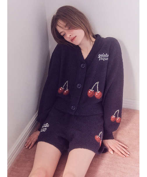 【ONLINE限定カラーあり】ベビモコチェリージャガードショートパンツ