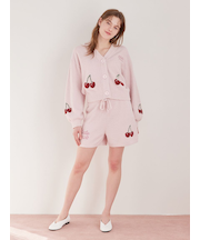 【ONLINE限定カラーあり】ベビモコチェリージャガードショートパンツ