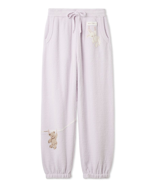 エアリーモコウォッシングアニマルジャガードロングパンツ