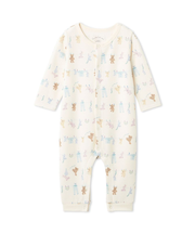 【BABY】ウォッシングアニマル柄ロンパース