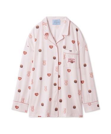 【Valentine】総柄シャツ